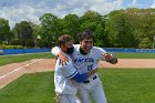 Baseball vs Babson NEWMAC Finals  Wheaton College vs Babson College play in the NEWMAC baseball championship finals. - (Photo by Keith Nordstrom) : Wheaton, baseball, NEWMAC, Babson